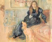 Berthe Morisot Julie Manet and her Greyhound, Laertes Germany oil painting artist